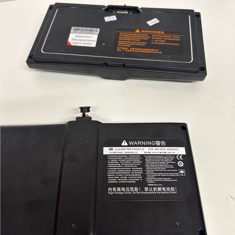 54V 4900mAh Lithium ion Battery